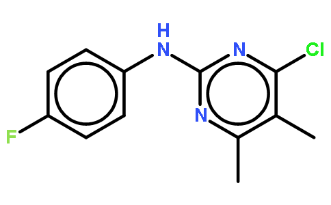 4-氯-2-(4-氟苯胺基)-5,6-二甲基嘧啶