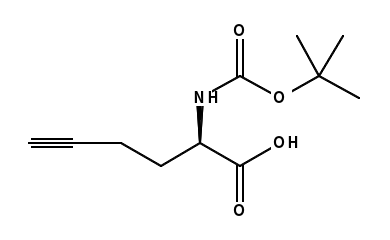 (R)-2-(Boc-氨基)-5-己炔酸