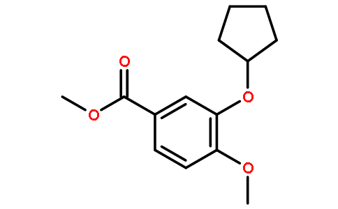 3-(环戊基氧基)-4-甲氧基苯甲酸甲酯
