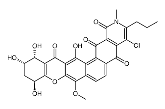 2H-[1]Benzopyrano[2',3':6,7]naphth[2,1-g]isoquinoline-1,5,14,16-tetrone, 4-chloro-10,11,12,13-tetrahydro-10,12,13,15-tetrahydroxy-8-methoxy-2-methyl-3-propyl-, (10S,12S,13R)