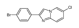 2-(4-Bromophenyl)-6-chloroimidazo[1,2-a]pyridine