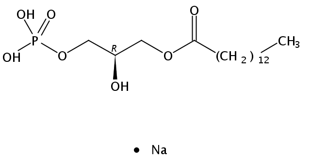 1-myristoyl-2-hydroxy-sn-glycero-3-phosphate (sodium salt)