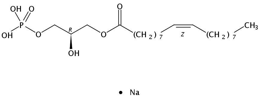 1-oleoyl-2-hydroxy-sn-glycero-3-phosphate (sodium salt)