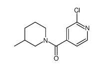 (2-Chloro-4-pyridinyl)(3-methyl-1-piperidinyl)methanone