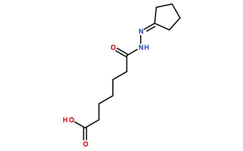7-(2-Cyclopentylidenehydrazino)-7-oxoheptanoic acid
