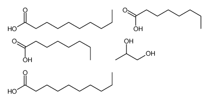 decanoic acid,octanoic acid,propane-1,2-diol