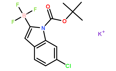 1-Boc-6-氯吲哚-2-三氟硼酸钾