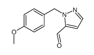 2-[(4-methoxyphenyl)methyl]pyrazole-3-carbaldehyde
