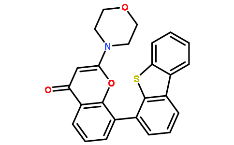 8-(4-二苯并噻吩基)-2-(4-吗啉基)-4H-1-苯并吡喃-4-酮