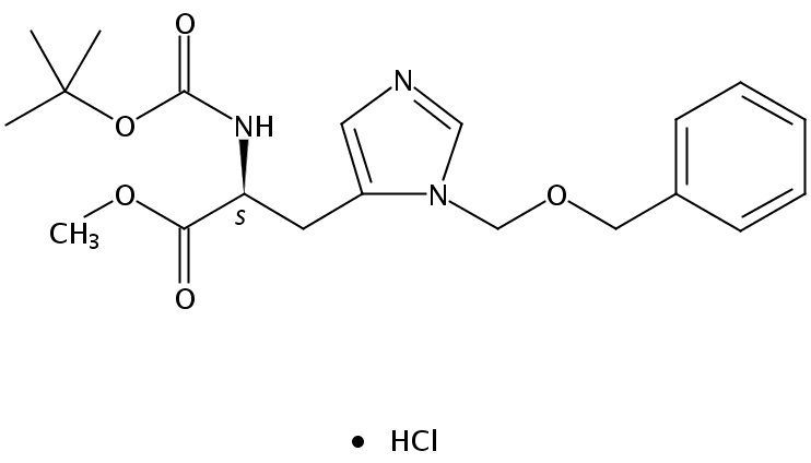 叔丁氧羰基-3-苄氧甲基-L-组氨酸甲酯盐酸盐