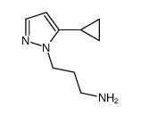 3-(5-环丙基-1H-吡唑-1-基)丙烷-1-胺