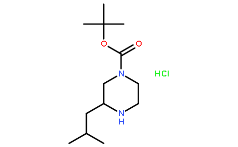 (R)-4-N-BOC-2-异丁基哌嗪盐酸盐