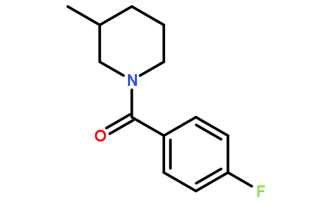 (4-Fluorophenyl)(3-methyl-1-piperidinyl)methanone