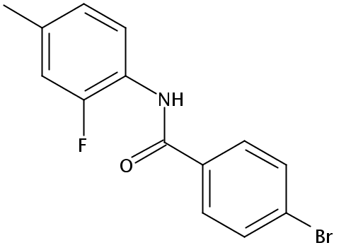 Benzamide, 4-bromo-N-(2-fluoro-4-methylphenyl)-