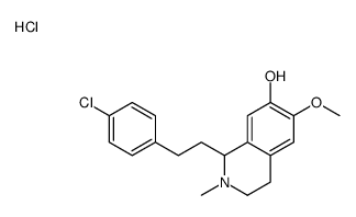 1-[2-(4-chlorophenyl)ethyl]-6-methoxy-2-methyl-1,2,3,4-tetrahydroisoquinolin-2-ium-7-ol,chloride