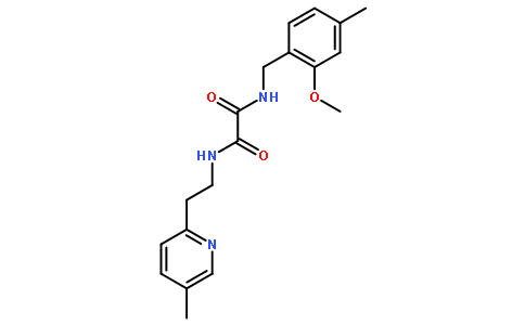 N1-2-甲氧基-4-甲基苄基-N2-5-甲基-2-吡啶基乙基草酰胺