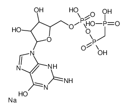 trisodium guanosine 5'-[β,γ-methylene]triphosphate