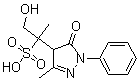 4,5-二氢-alpha-羟甲基-alpha,3-二甲基-5-氧代-1-苯基-1H-吡唑-4-甲基磺酸