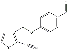 3-[(4-甲酸基苯氧基)甲基]噻吩-2-腈