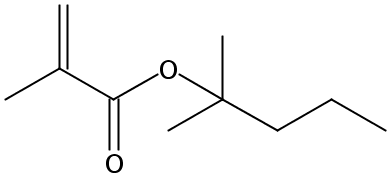 异丁烯酸 1,1-二甲基丁基酯