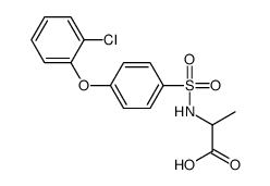 N-{[4-(2-Chlorophenoxy)phenyl]sulfonyl}alanine