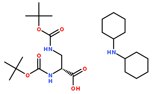 (S)-2,4-双[[叔丁氧羰基]氨基]丁酸和 N-环己基环己胺的化合物
