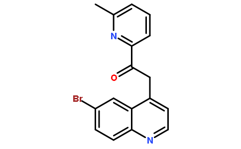 2-(6-溴喹啉-4-基)-1-(6-甲基吡啶-2-基)乙酮
