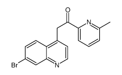 2-(7-溴喹啉-4-基)-1-(6-甲基吡啶-2-基)乙酮