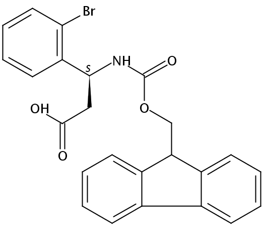 FMOC-(S)-3-氨基-3-(2-溴苯基)-丙酸
