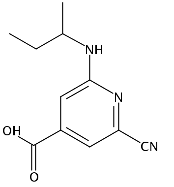 • 4-Pyridinecarboxylic acid, 2-cyano-6-[(1-methylpropyl)amino]-
