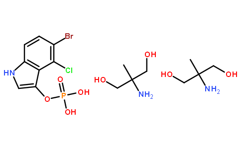 5-溴-4-氯-3-吲哚磷酸盐双(2-氨基-2-甲基-1,3-丙二醇)