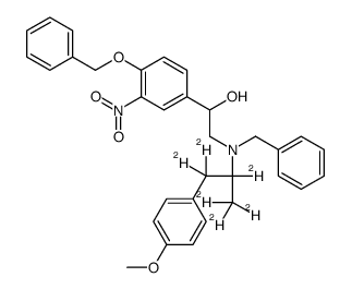 2-[benzyl-[1,1,1,2,3,3-hexadeuterio-3-(4-methoxyphenyl)propan-2-yl]amino]-1-(3-nitro-4-phenylmethoxyphenyl)ethanol