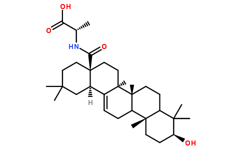N-[(3beta)-3-羟基-28-氧代齐墩果-12-烯-28-基]-L-丙氨酸