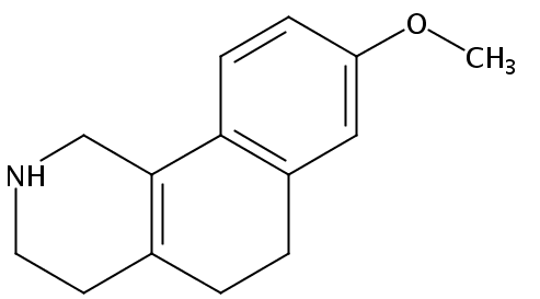 • Benz[h]isoquinoline, 1,2,3,4,5,6-hexahydro-8-methoxy-