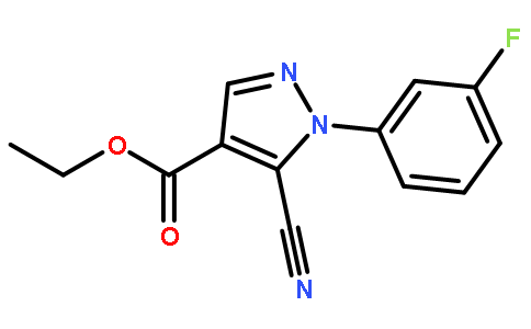 5-氰基-1-（3-氟苯基）-1H-吡唑-4-羧酸乙酯