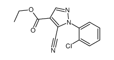 1-（2 -氯苯基）-5-氰基-1H-吡唑-4-甲酸乙酯