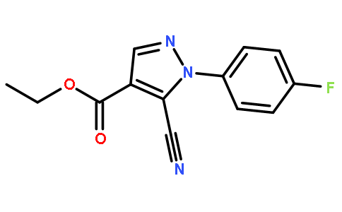 5-氰基-1-（4-氟苯基）-1H-吡唑-4-羧酸乙酯
