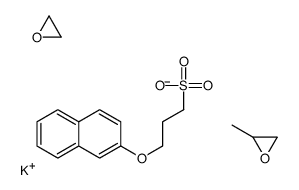 potassium,2-methyloxirane,3-naphthalen-2-yloxypropane-1-sulfonate,oxirane