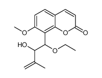 8-(1-Ethoxy-2-hydroxy-3-methyl-3-buten-1-yl)-7-methoxy-2H-chromen -2-one