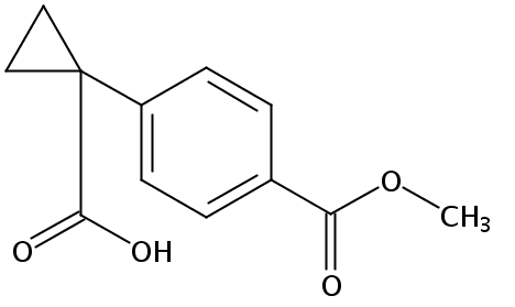 1-[4-(METHOXYCARBONYL)PHENYL]CYCLOPROPANE-1-CARBOXYLIC ACID