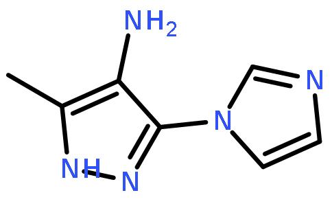 3-(1H-咪唑-1-基)-5-甲基-1H-吡唑-4-胺