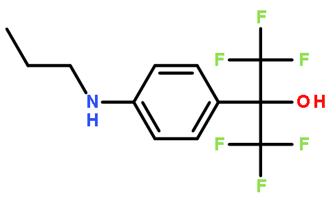 1,1,1,3,3,3-六氟-2-((4-丙基氨基)苯基)-2-丙醇