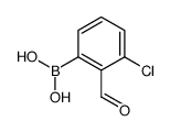 (3-chloro-2-formylphenyl)boronic acid