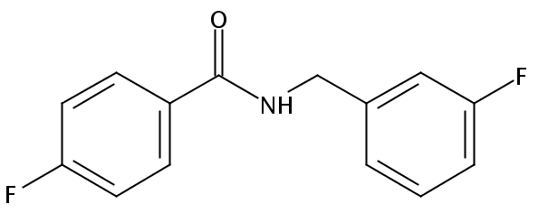 Benzamide, 4-fluoro-N-[(3-fluorophenyl)methyl]-