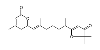 6-[(1E)-6-(5,5-Dimethyl-4-oxo-4,5-dihydro-2-furanyl)-2-methyl-1-h epten-1-yl]-4-methyl-5,6-dihydro-2H-pyran-2-one