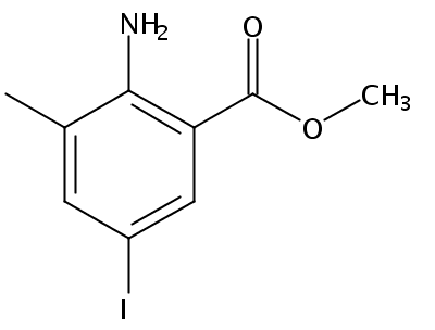 2-Amino-5-iodo-3-methylbenzoic Acid Methyl Ester