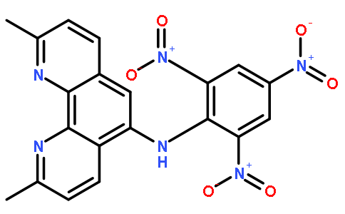 2,9-二甲基-5-(2,4,6-三硝基苯氨基)-1,10-邻二氮杂菲