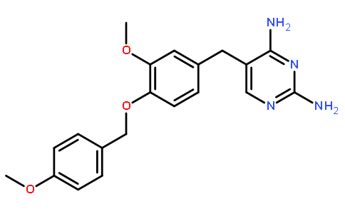 5-[3-甲氧基-4-(4-甲氧基苄氧基)苄基]嘧啶-2,4-二胺