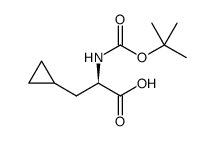 Cyclopropanepropanoic acid, α-[[(1,1-dimethylethoxy)carbonyl]amino]-, (αR)