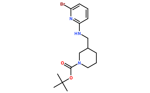 3-[[(6-溴-2-吡啶基)氨基]甲基]-1-哌啶甲酸叔丁酯